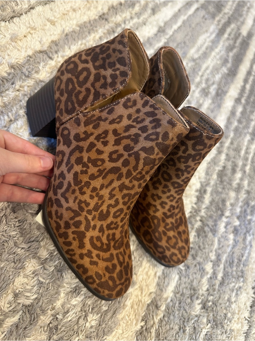 Leopard boots